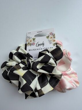 Goody + Mackenzie Childs Satin Scrunchie Set of 2